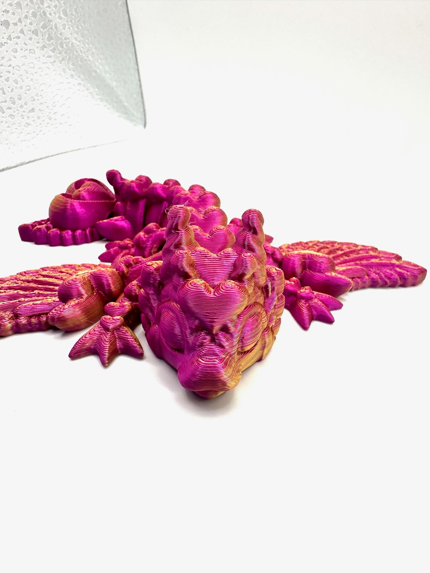 Baby Heart 3D Dragon