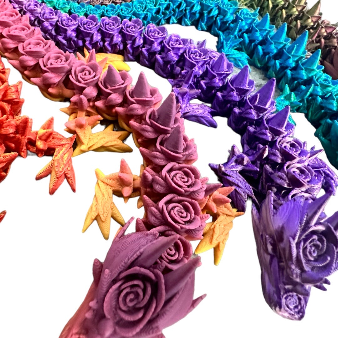 Rose Adult 3D Dragon